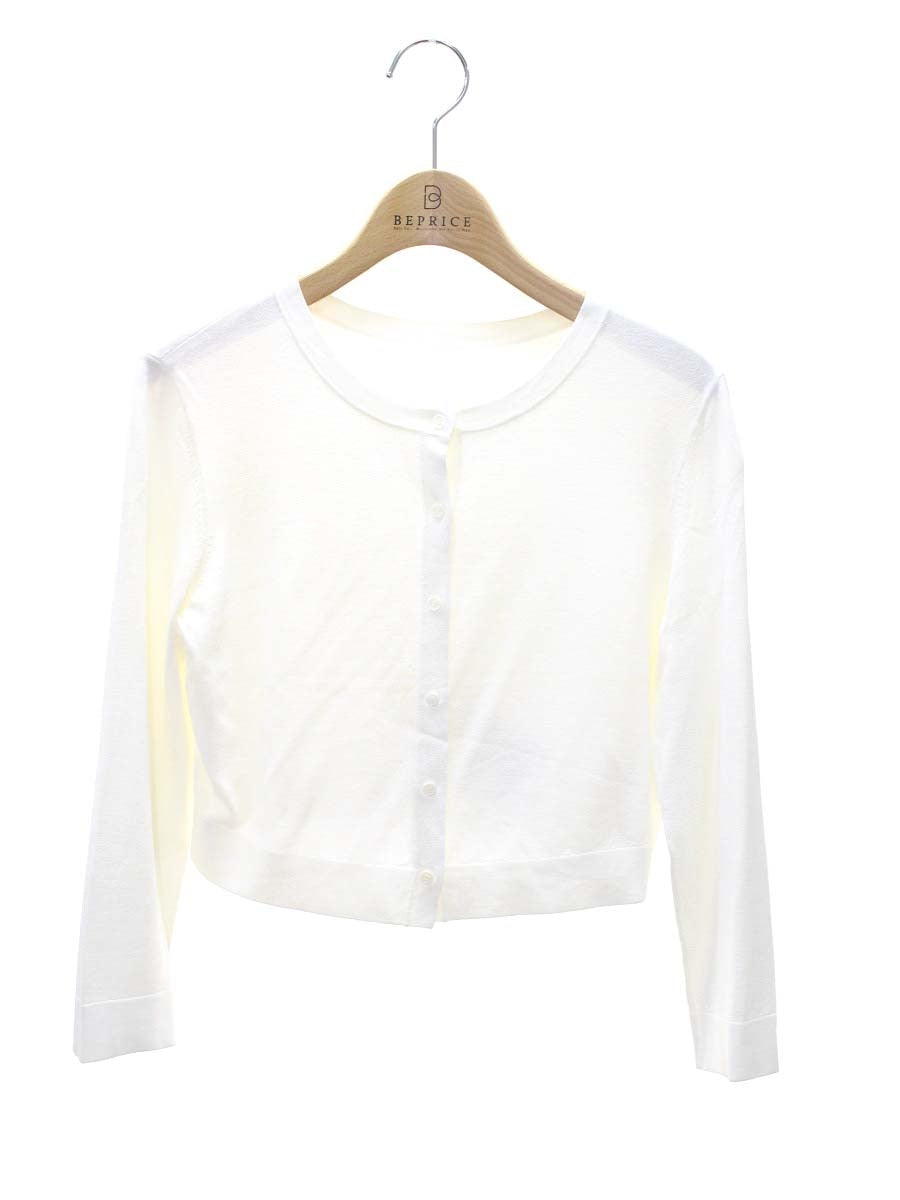 フォクシー　アッパースタンダード　カーディガン　38 ホワイト フォクシーブティック カーディガン アッパースタンダード 35276