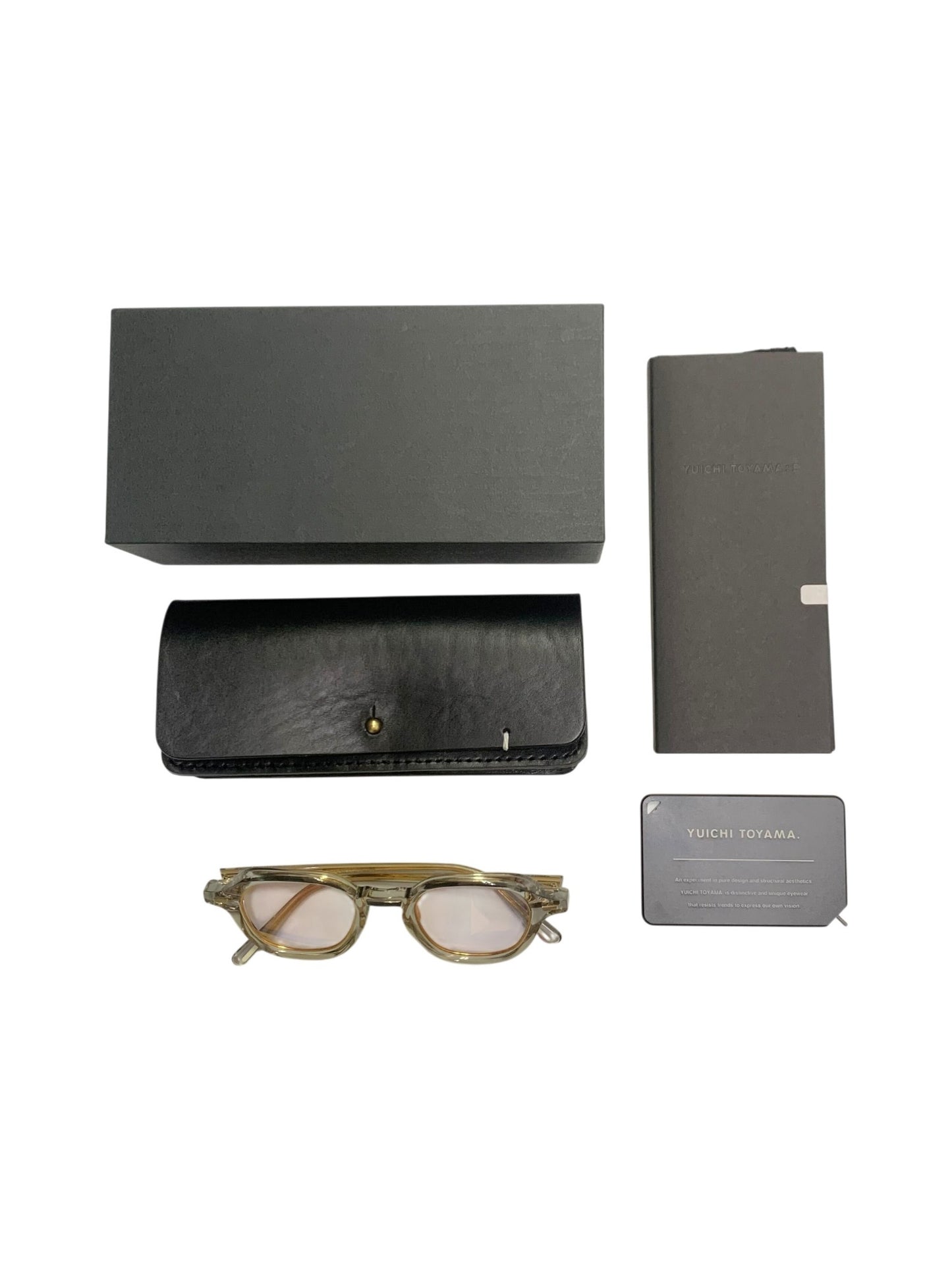 ユウイチトヤマ YUICHI TOYAMA:5 BEACON-04 メガネ 透明 ヘキサゴンシェイプ ITOLBEMKOAP5