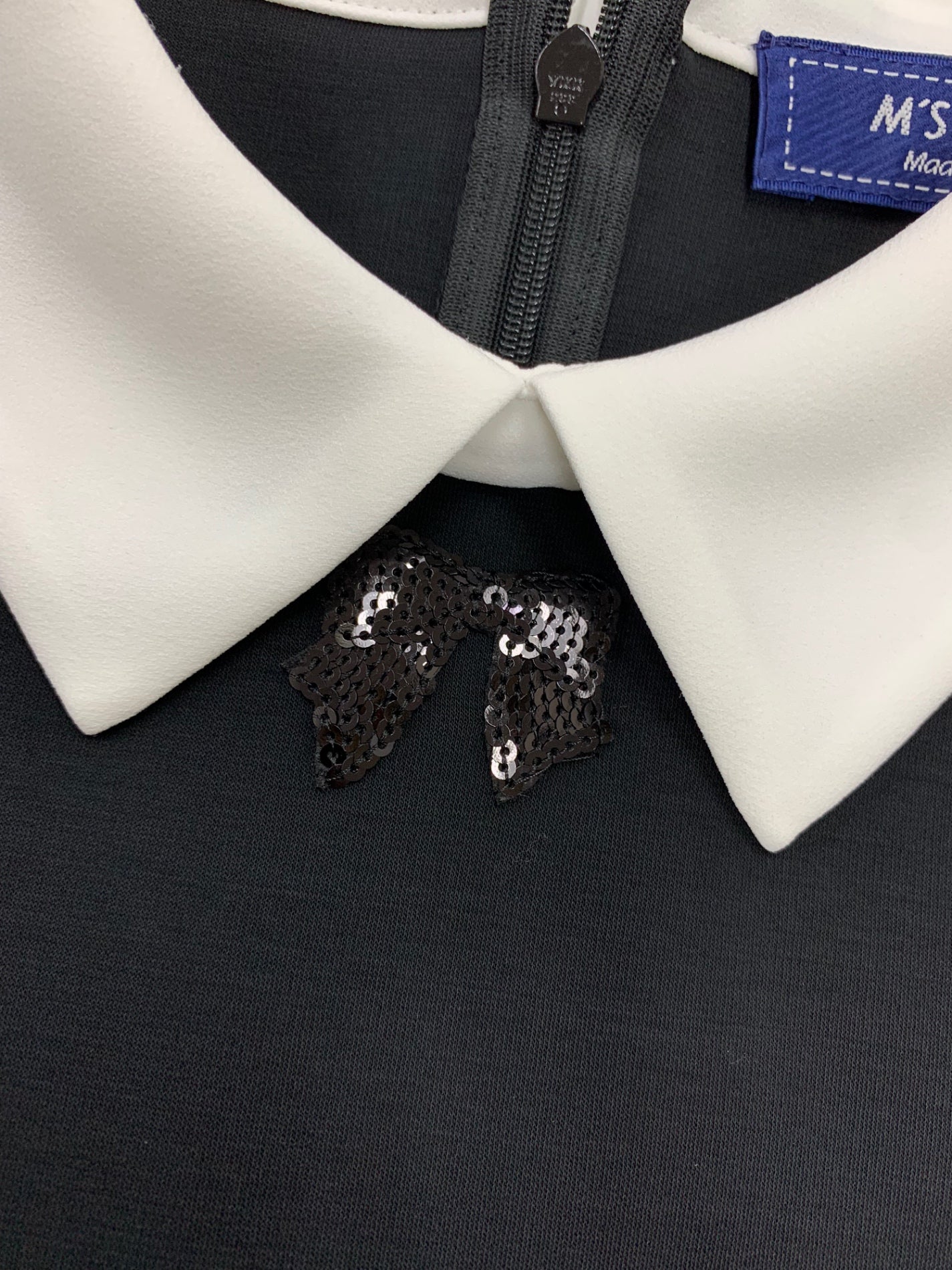 エムズグレイシー 白襟カットソー 415301 38 ブラック ITSDODJMXDQG 【SALE】