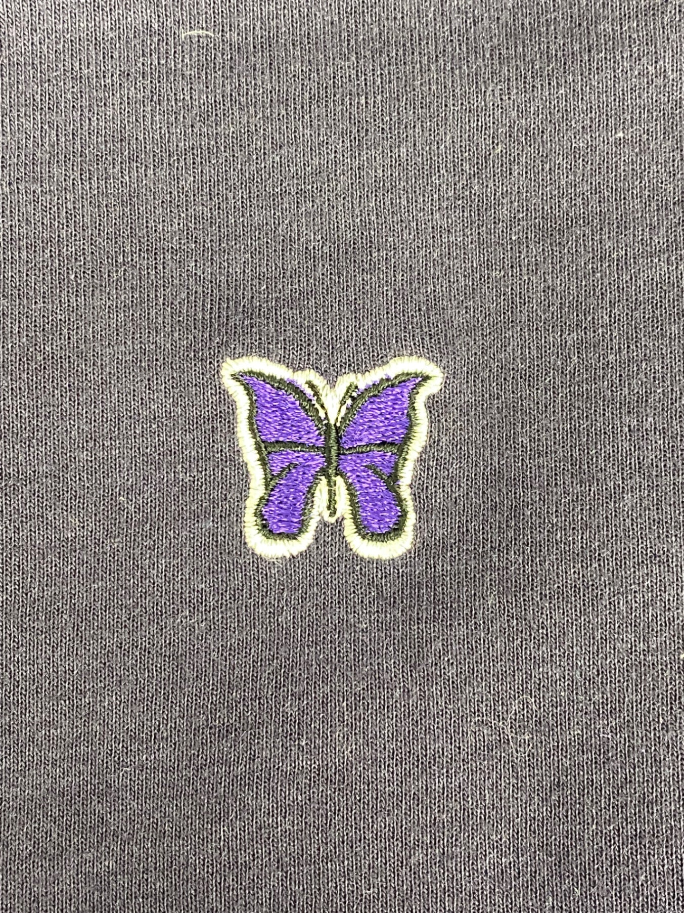 ニードルズ LQ264 トップス S パープル バタフライ 刺繍 IT8N8WAY21SC