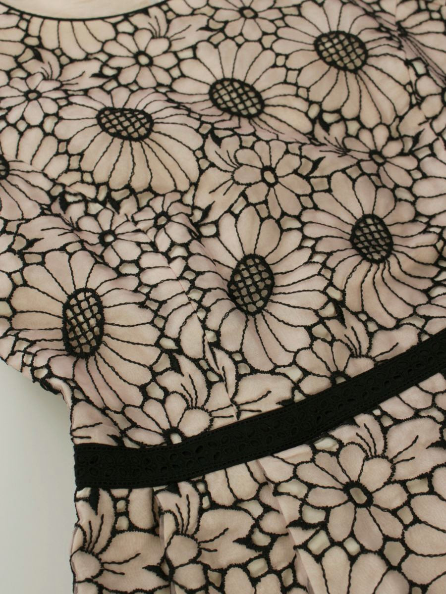 トッカ ANEMONE PORTO OPTOYS0050 ワンピース 2 ピンク オーガンジー 刺繍 ITPU9J1038VQ