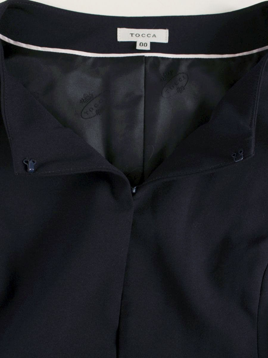 トッカ JKTOYS0100 ジャケット 00 ネイビー ノーカラー ITJLC11BDS8I