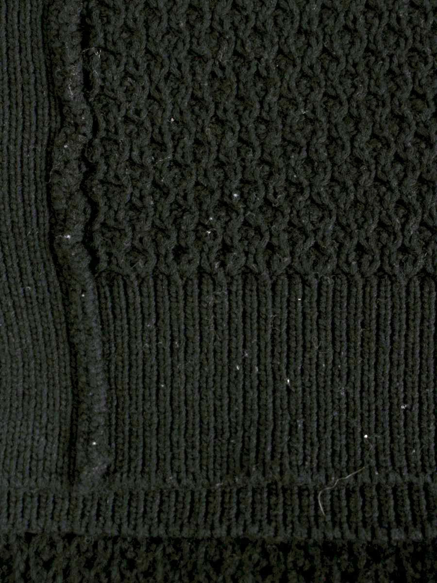 エムプルミエ A722-017 ニットベスト 36 ブラック コットン IT49ABJ6V4NQ 【SALE】