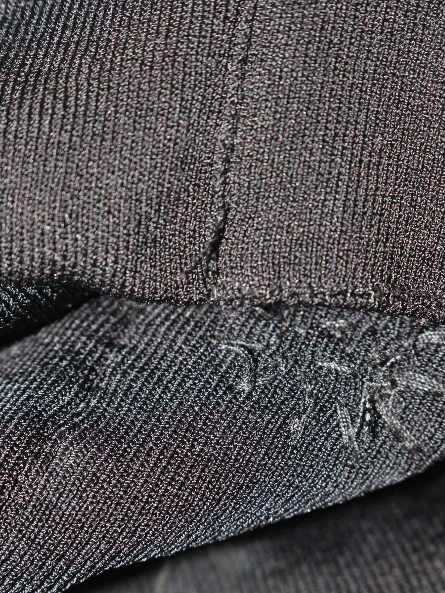 スーパービューティー ニット 40 ブラック フリル ビジュー ラインストーン ITYKTNWFHEFC