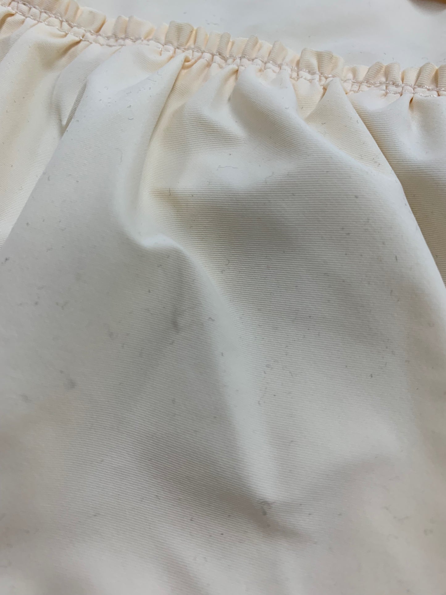 バーバリーブルーレーベル E1A20-536-02 トレンチコート 38 アイボリー フリル ギャザー ITBNM6E95QCK