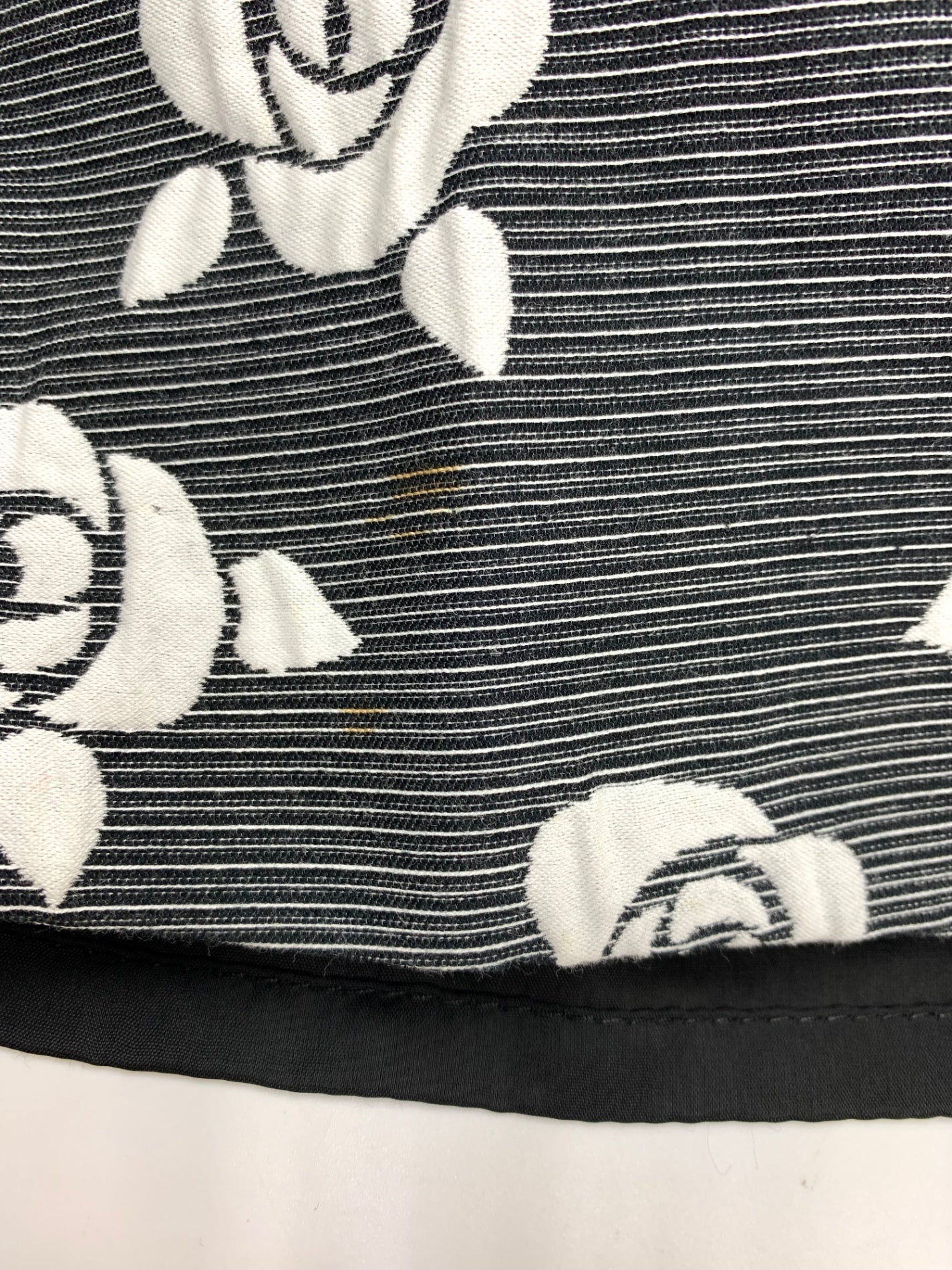 エムズグレイシー 727114 スカート 38 ブラック バラモチーフ フレアー IT5NJNJVFZZ0