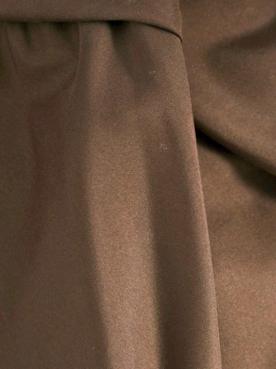 フォクシーブティック 18344 スカート 40 ブラウン チュール キルティング ITUVX2NDRMN8