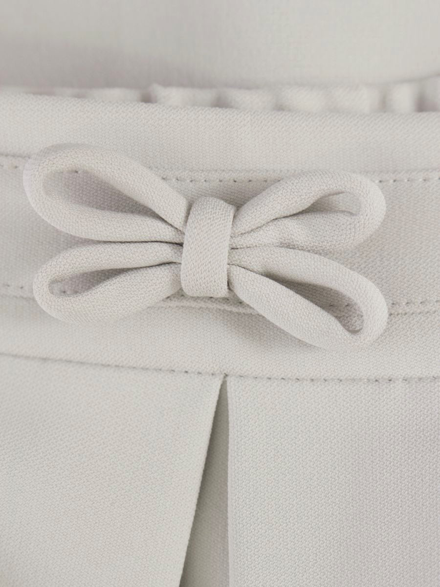 トゥービーシック W5S0471106 スカート 42 グレー リボン ITH1RQ6H156S 【SALE】