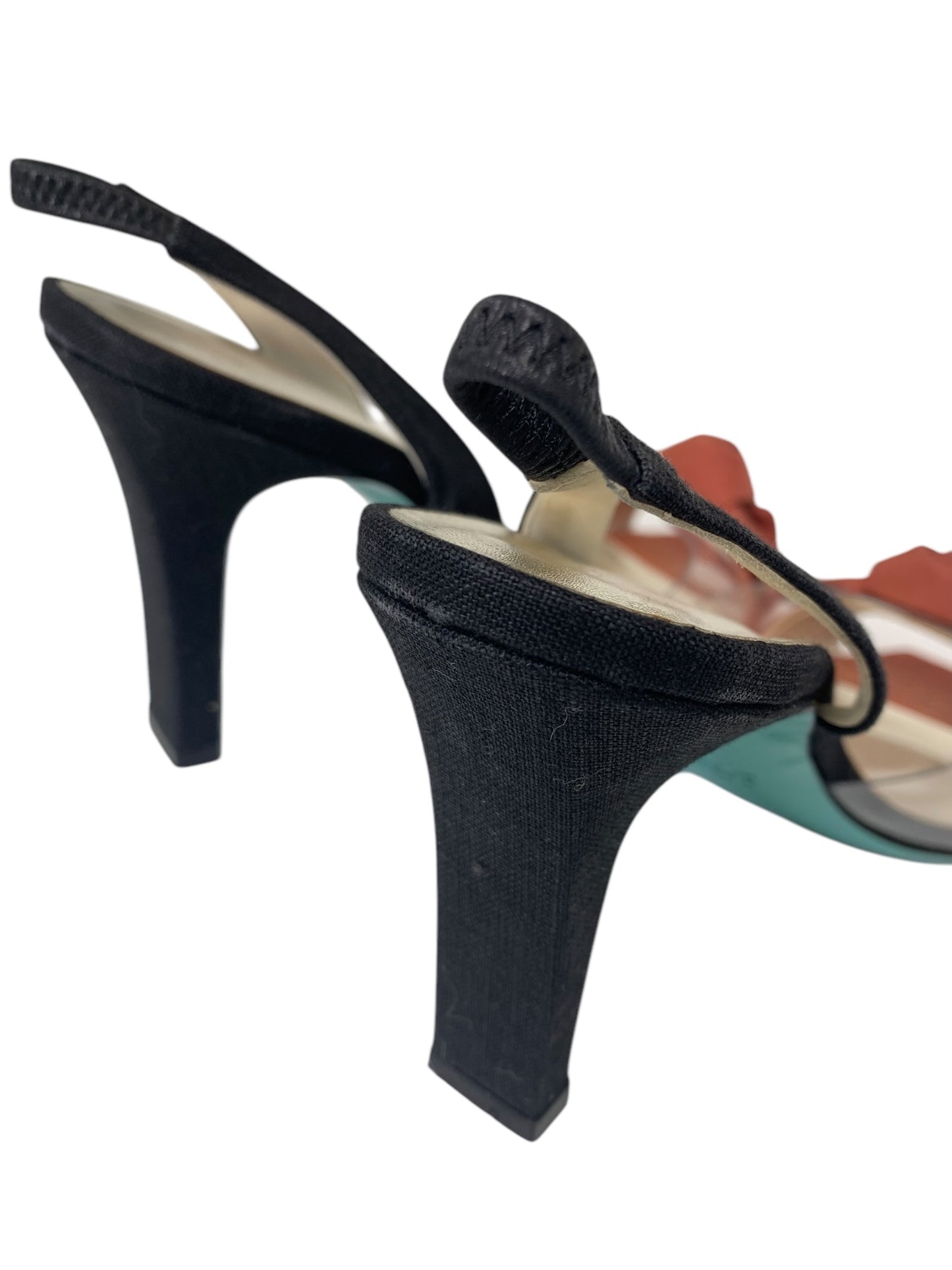 フォクシーブティック サンダル 34.5 ピンク リボン ITXSHZT61IHI 【SALE】