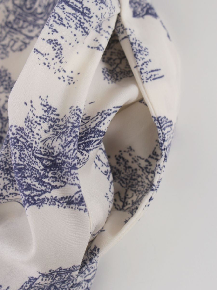 レジーナリスレ スペシャリテ 0003/1003 ワンピース 40 エレガントネイビー/ホワイト ジェニファー トワル ド ジュイ ITNRSLOYFIE0