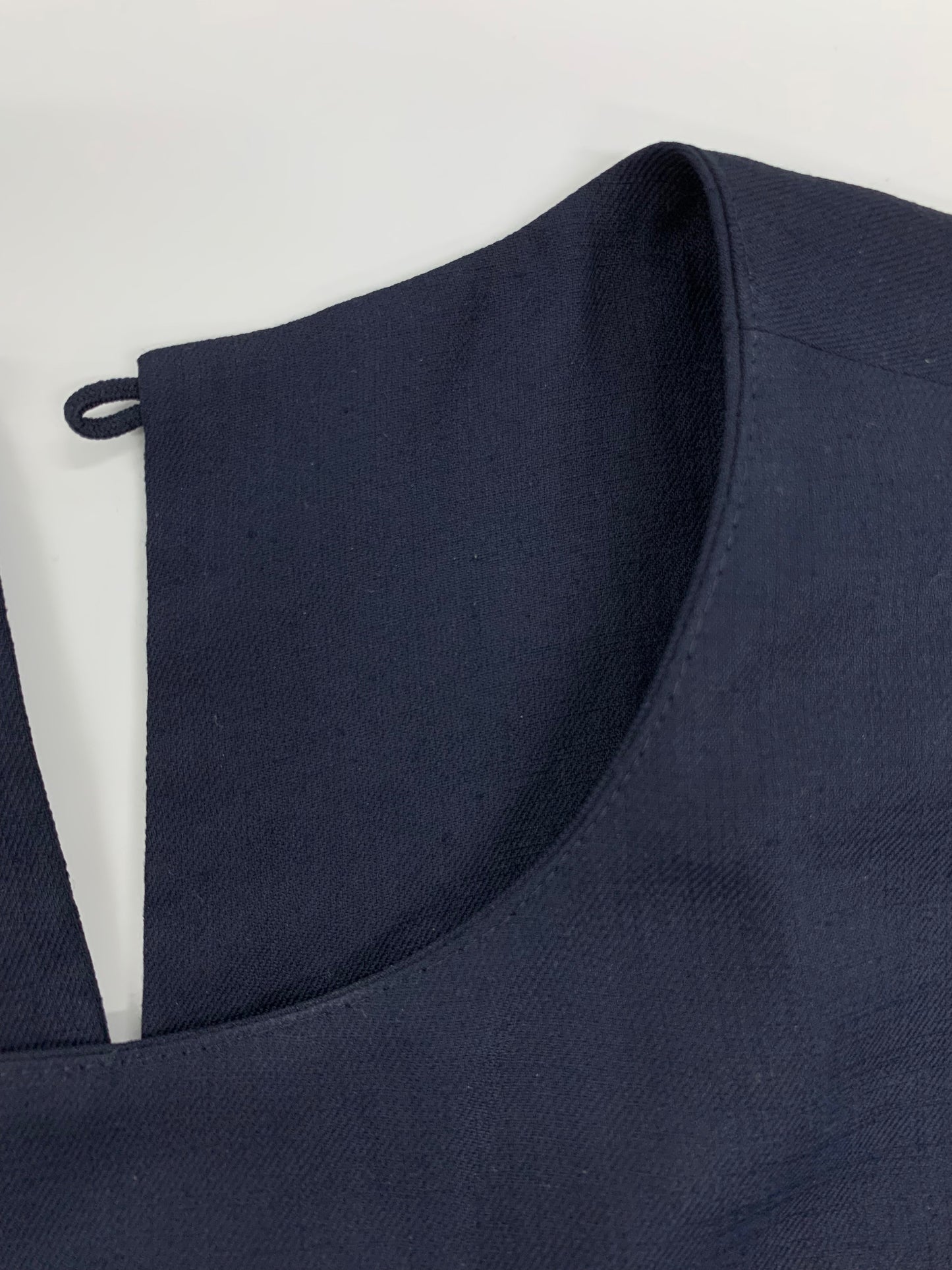 アベニールエトワール リネンライクサイドリボン S940-010 ワンピース 38 ネイビー IT6OJEV1IMJY