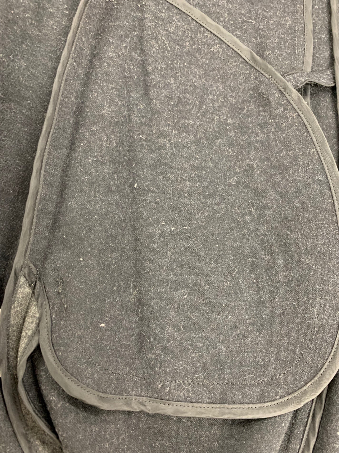 エムズグレイシー 629516 コート 38 チャコール ウール混 ダブルカメリアジップ IT8LUP7XJUS4