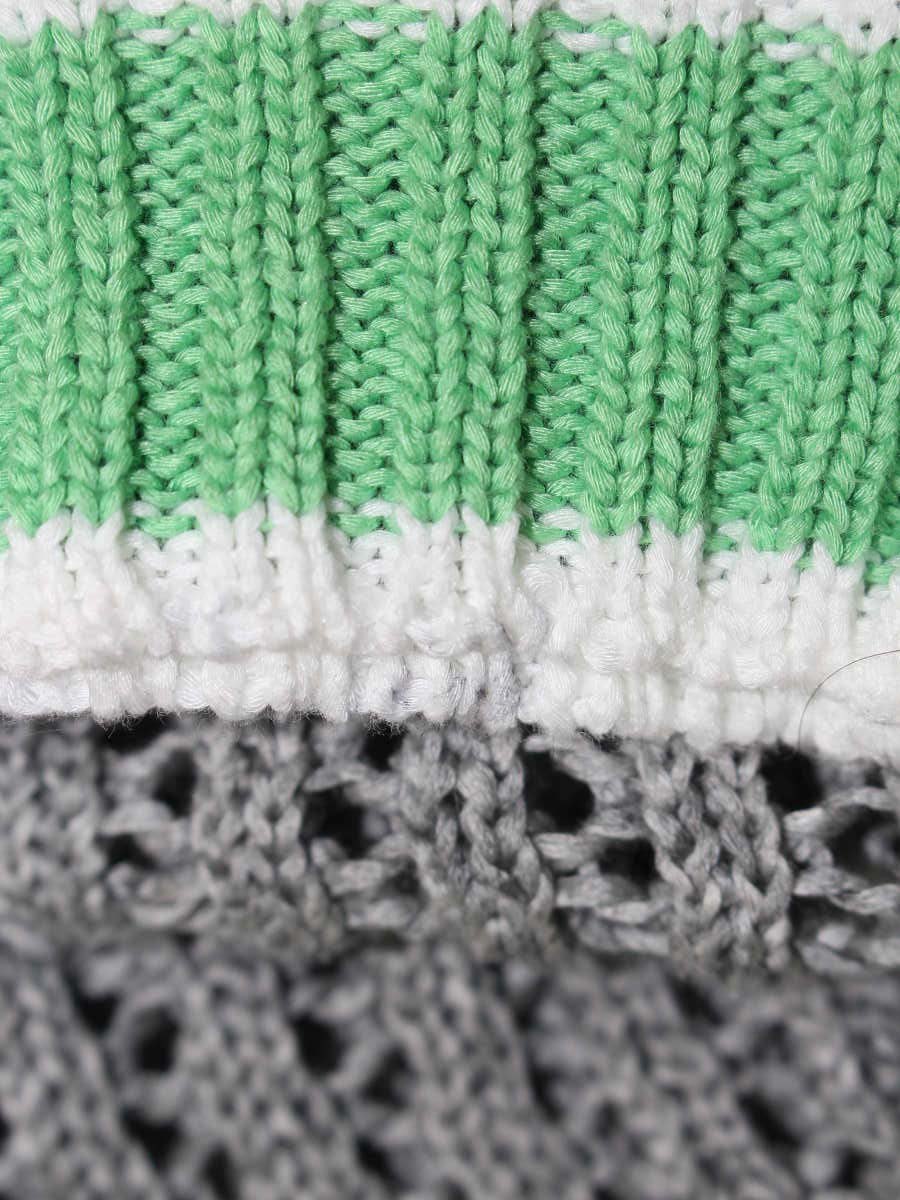 ルネ 6412860 ニット 36 グレー Vネック IT11OYDVF0Y6