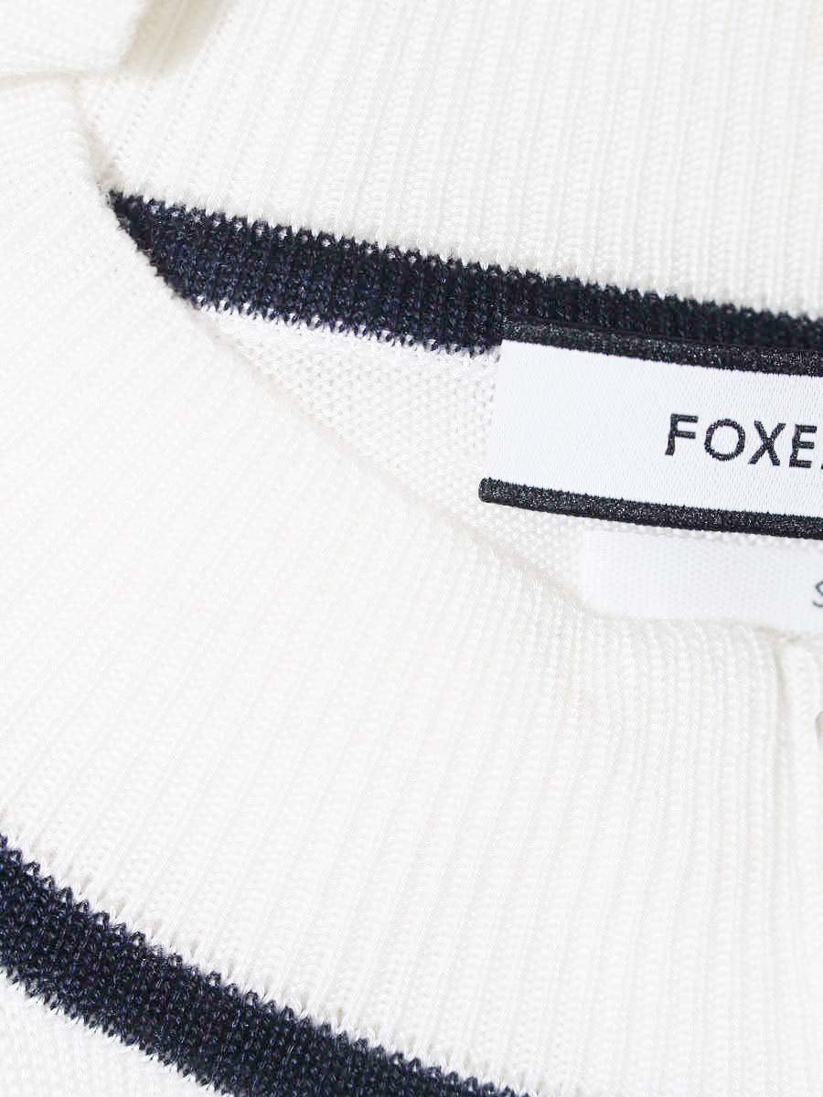 フォクシースポーツ SWEATER TRACK CARDIGAN 40725 カーディガン 38 ホワイト ITDDM5W168LS