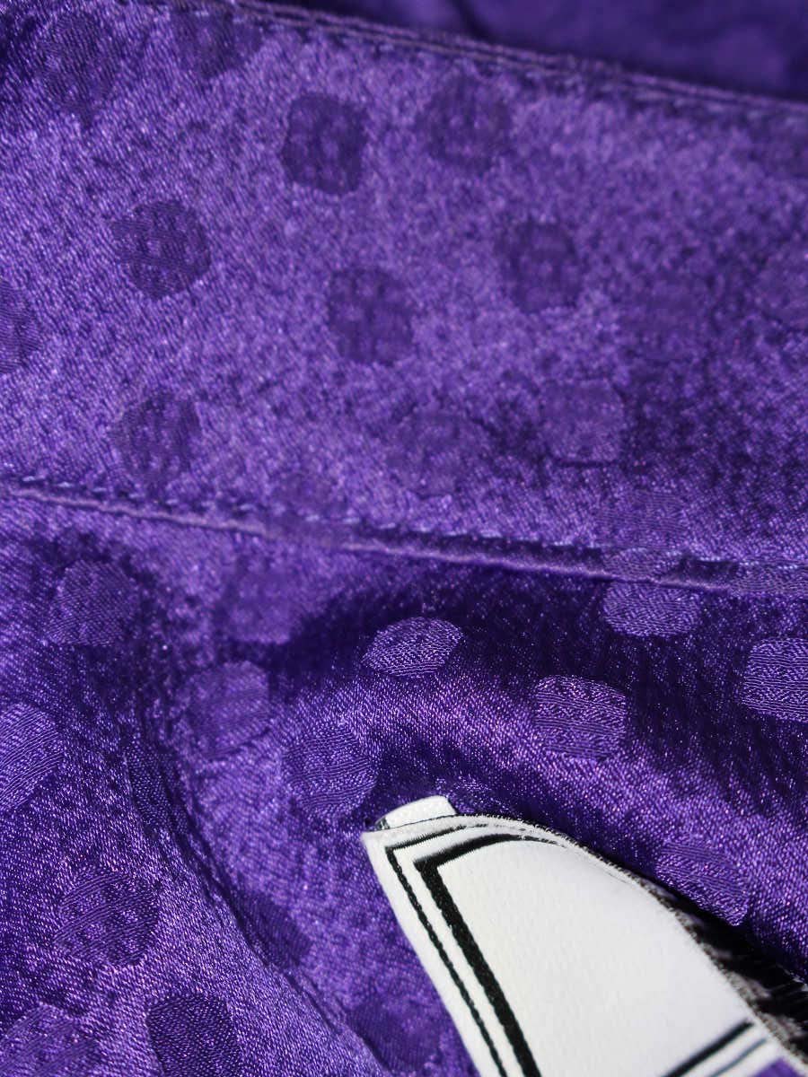 アミパリス H20FC750.424 ブラウス 34 パープル 長袖 フリル IT7HW140AXG0