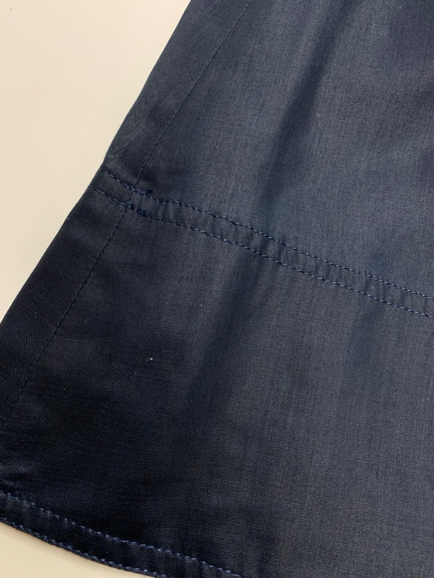 エムズグレイシー 927345 スカート 38 ネイビー タックフレア IT2Y8O75B23C 【SALE】