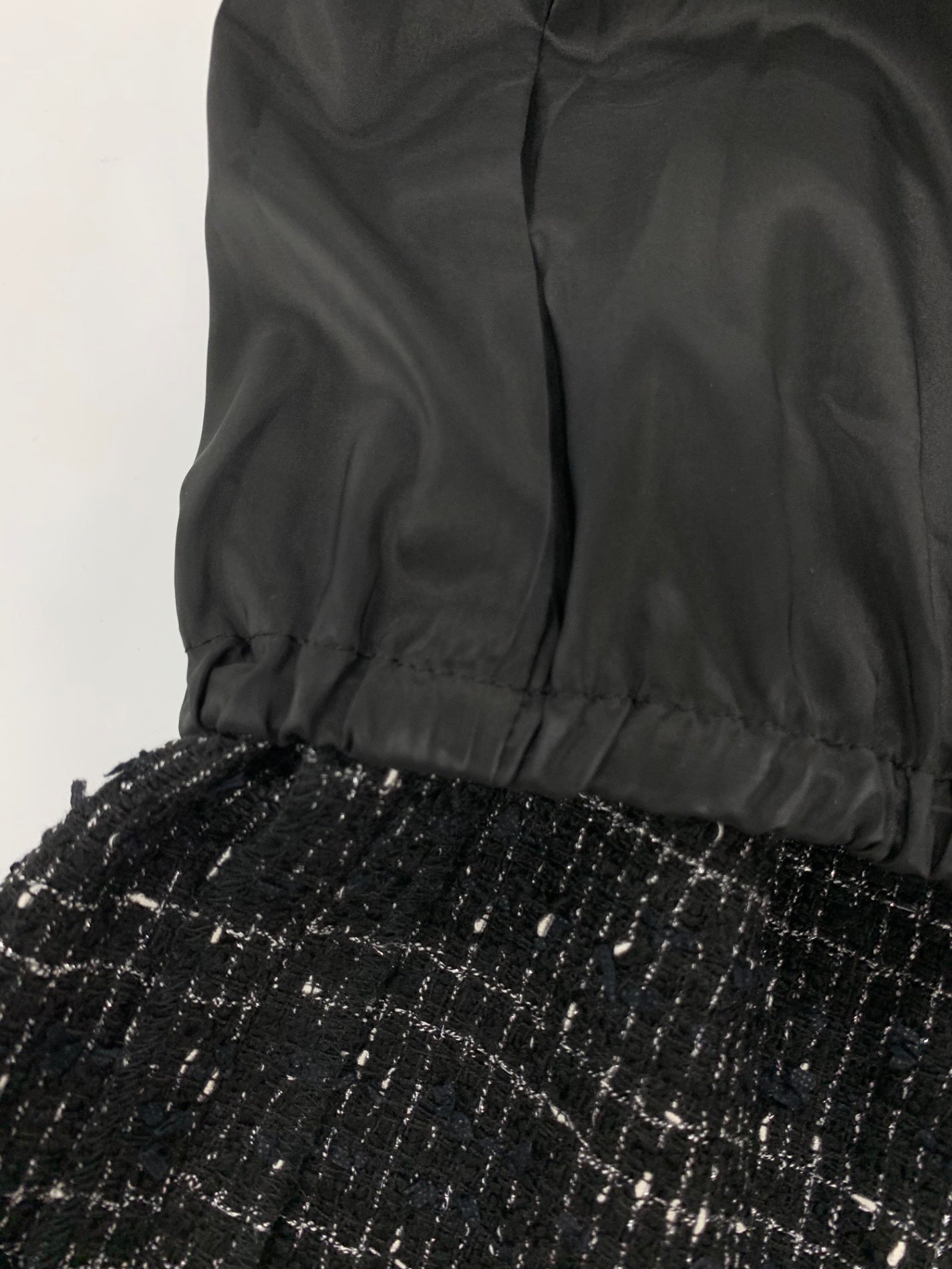 エムズグレイシー 316701 ワイドパンツ 40 ブラック ツイード パール IT9YREBV4GYK