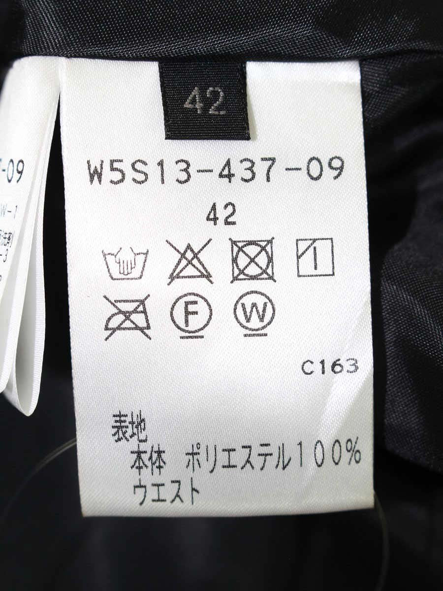 トゥービーシック W5S13-437-09 プリーツスカート 42 ブラック スパンコール ITPKLUCKMM7M