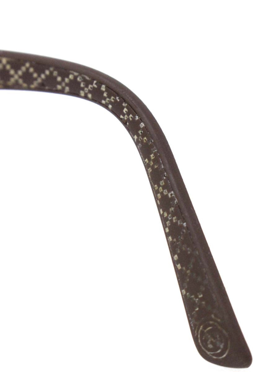 グッチ GG 9102/J メガネ ブラウン シェリーライン コンビフレーム フルリム スクエア チタン ITS9BW8YAIJ0