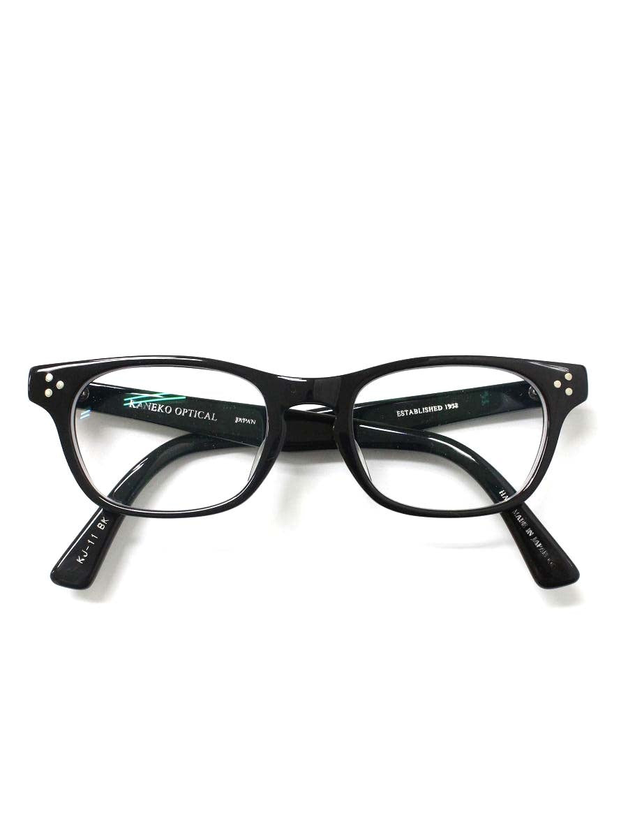 金子眼鏡 KJ-11 メガネ ブラック セルフレーム フルリム ウエリントン IT63NGYHS8JK – ビープライス
