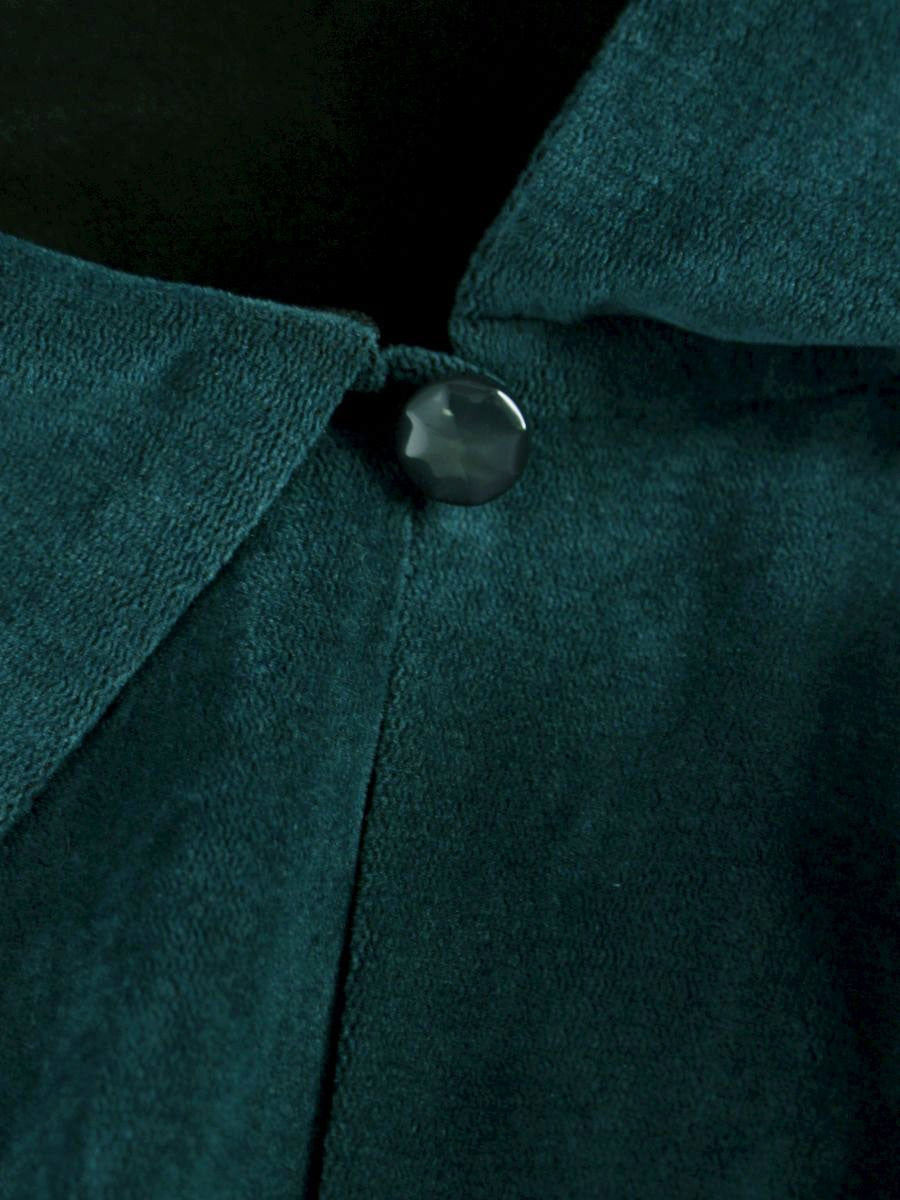 エムズグレイシー 014505 カーディガン 38 ブルー ボレロ ベロア ITN8R9SLZC5Q