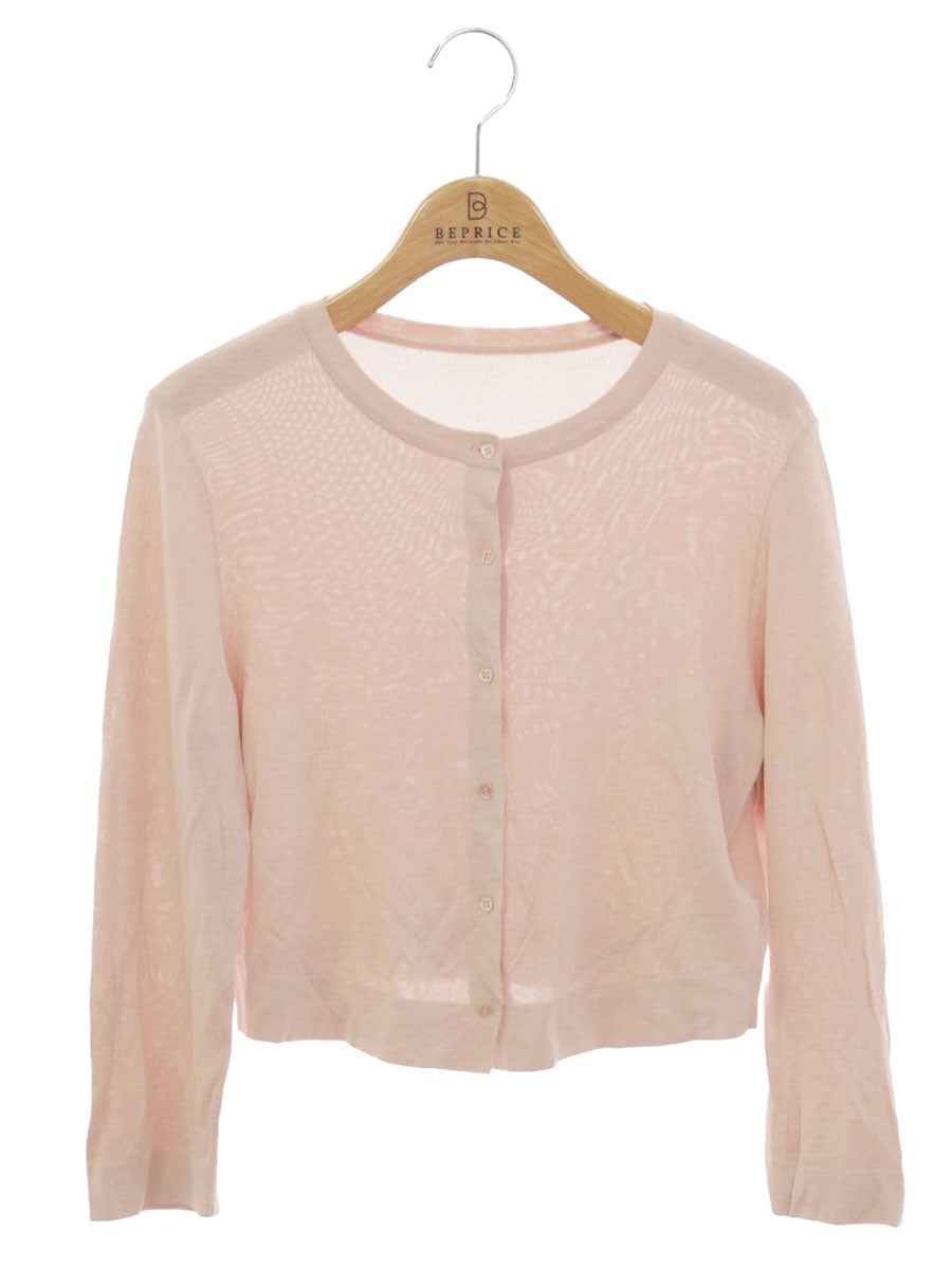 【人気】現行　フォクシー　アッパースタンダード　カーディガン　ライトグレー　38 現行 フォクシー アッパースタンダード カーディガン ライトグレー 38