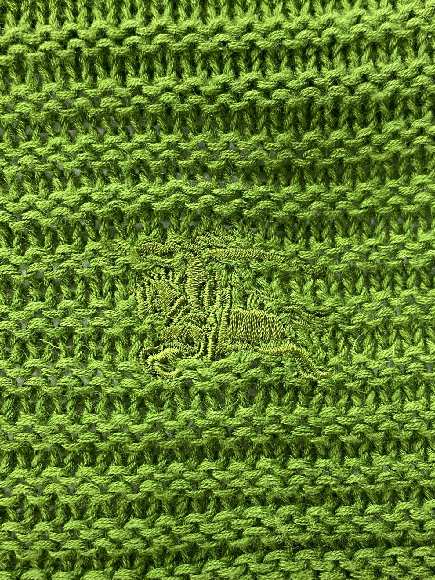 バーバリーロンドン B1N33-530-70 セーター 1 グリーン 刺繡 ITR3YDGA81F4