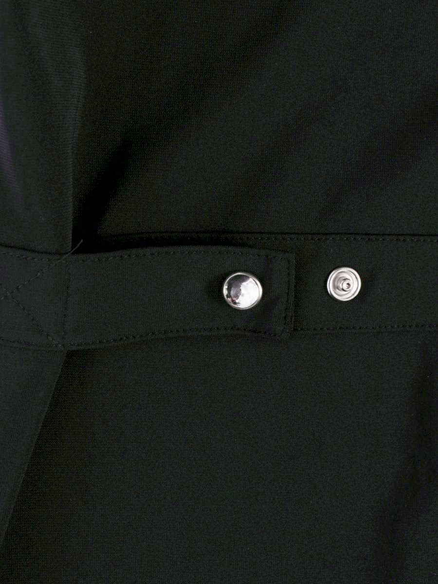 アニエスベー ワンピースカーディガン QB91JX74 1 ブラック フロントボタン ITJ46PB0FT8E