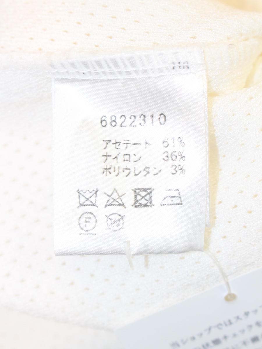 ルネ 6822310 ニット 38 アイボリー ロゴプレート メッシュ ITBODJ6SOYJM