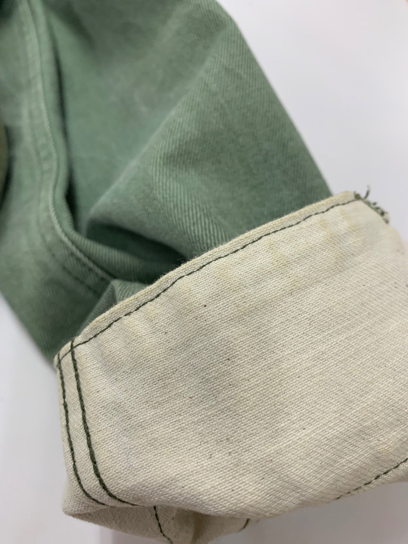 ジョンブル 12オンスピグメントデニム JM231L03 ブルゾン M グリーン ミリタリージャケット IT0IA4PDSU0O 【SALE】
