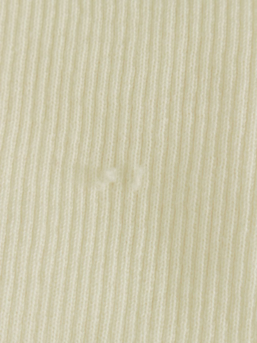 グレースコンチネンタル 01204 43109-01 ニット 36 アイボリー ウール フリル ITWPYHUECY80 【SALE】