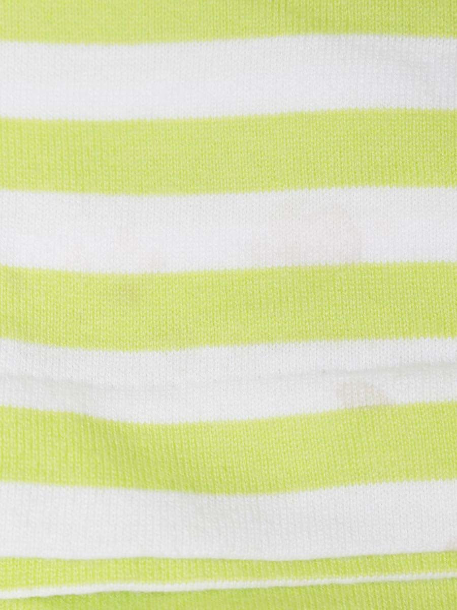 プレイコムデギャルソン AZ-T277 Tシャツ S グリーン ボーダー ハートモチーフ IT25P2GNXSBE