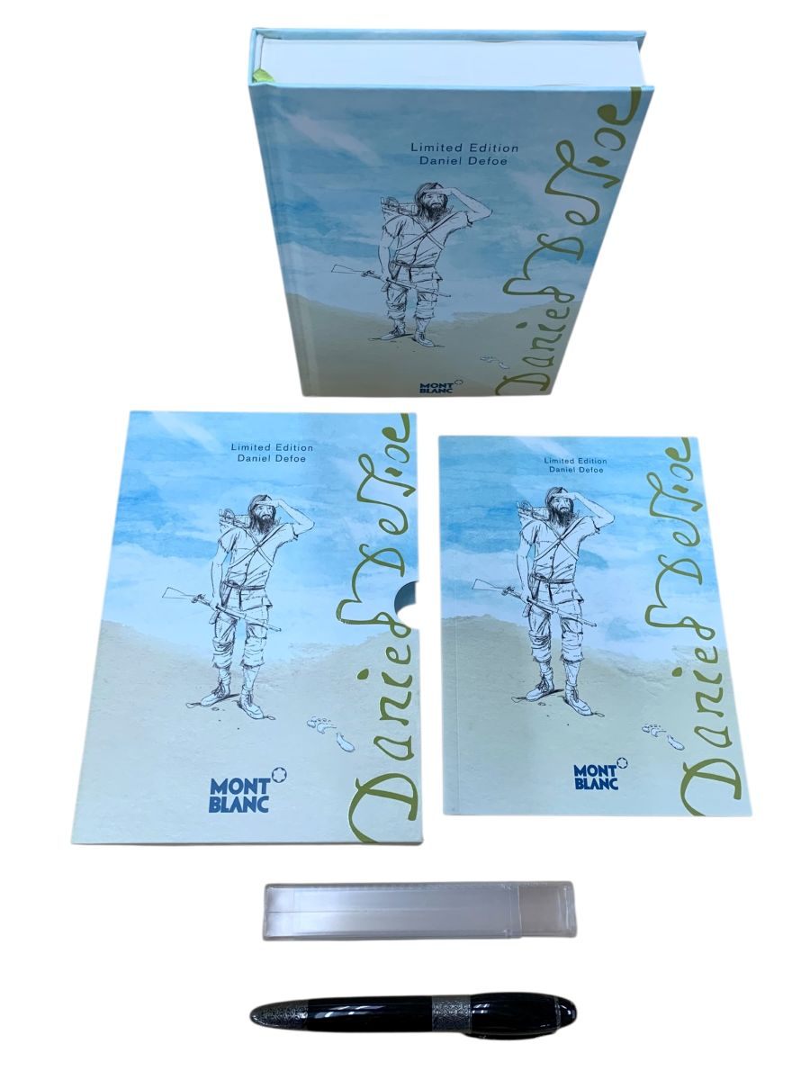 モンブラン 万年筆 作家シリーズ 2014 ダニエル・デフォー ブラック 10000本限定 750 18K ITMA0HREPMU4