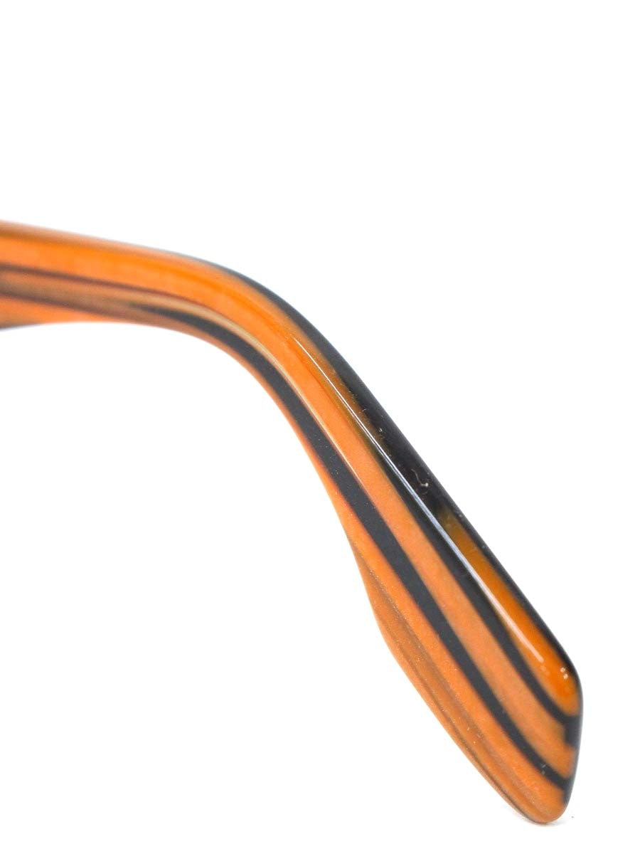 ボーソレイユ O334 324 メガネ ブラック/オレンジ セルフレーム フルリム スクエア ITGB6CFGLWX6 【SALE】
