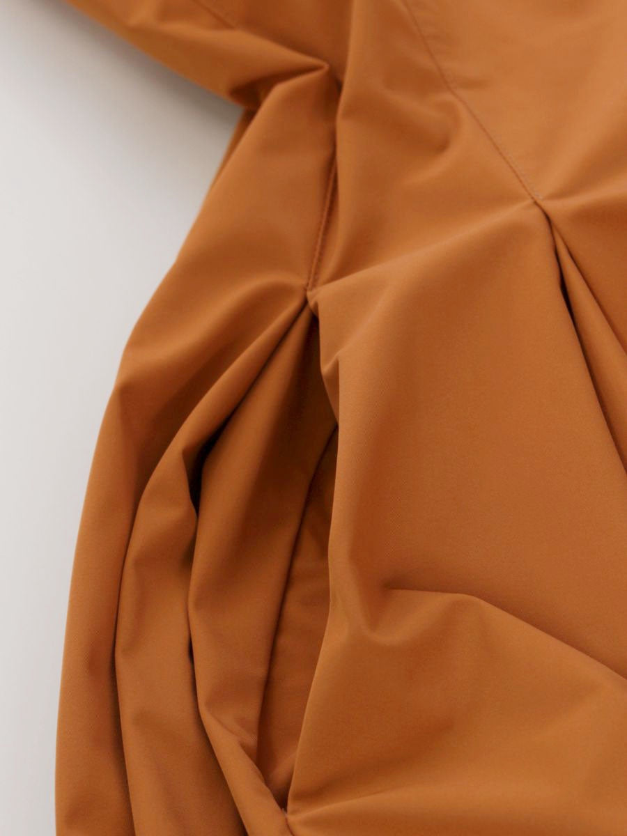 フォクシーニューヨーク 25183 ワンピース 38 オレンジ バルーン ITSTU8MMIDCG