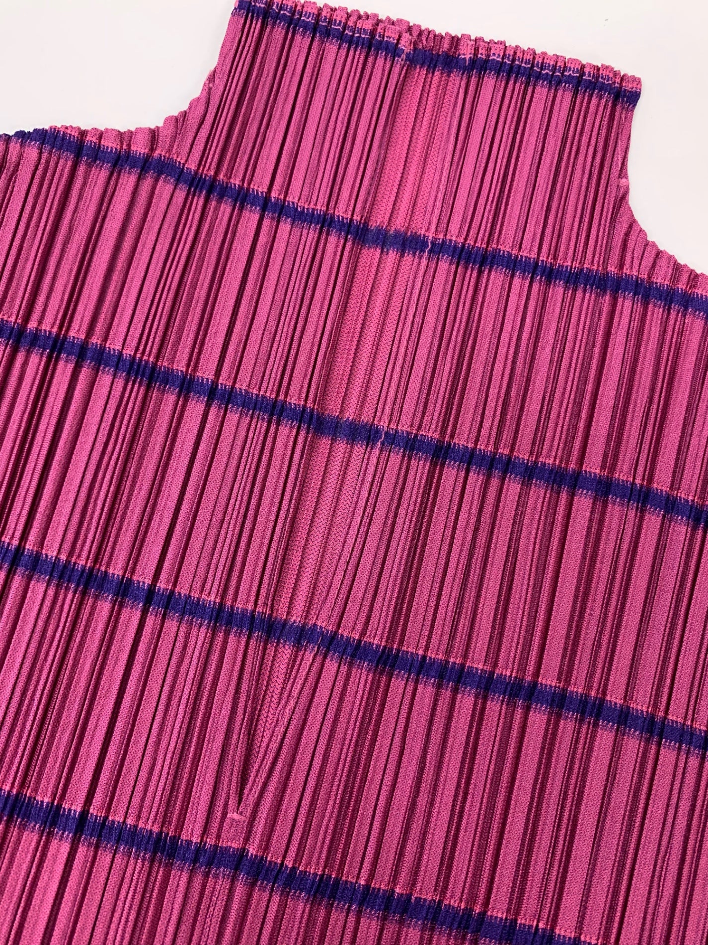 プリーツプリーズイッセイミヤケ PP31-JT780 トップス 3 パープル ストライプ プリーツ ITG3XJOX9QJD