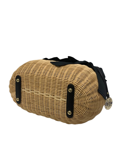 エムズグレイシー Ribboned Basket Bag 994106 ブラック ITTXHUHUPA2O