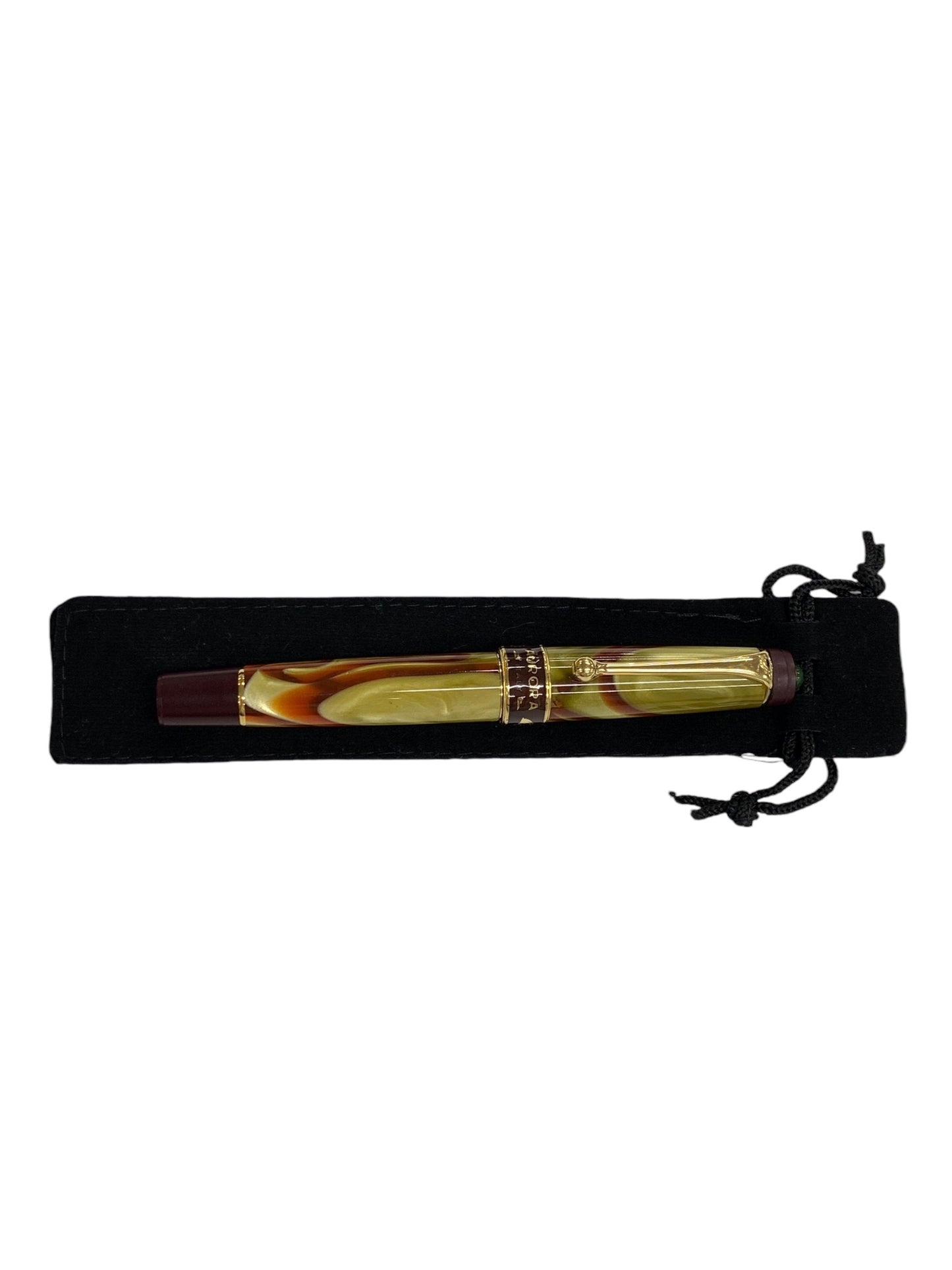 アウロラ 万年筆 ブラウン 大陸シリーズ ランド オブ・エイシア ペン先18K 750 F IT7P0ZUS7EIK