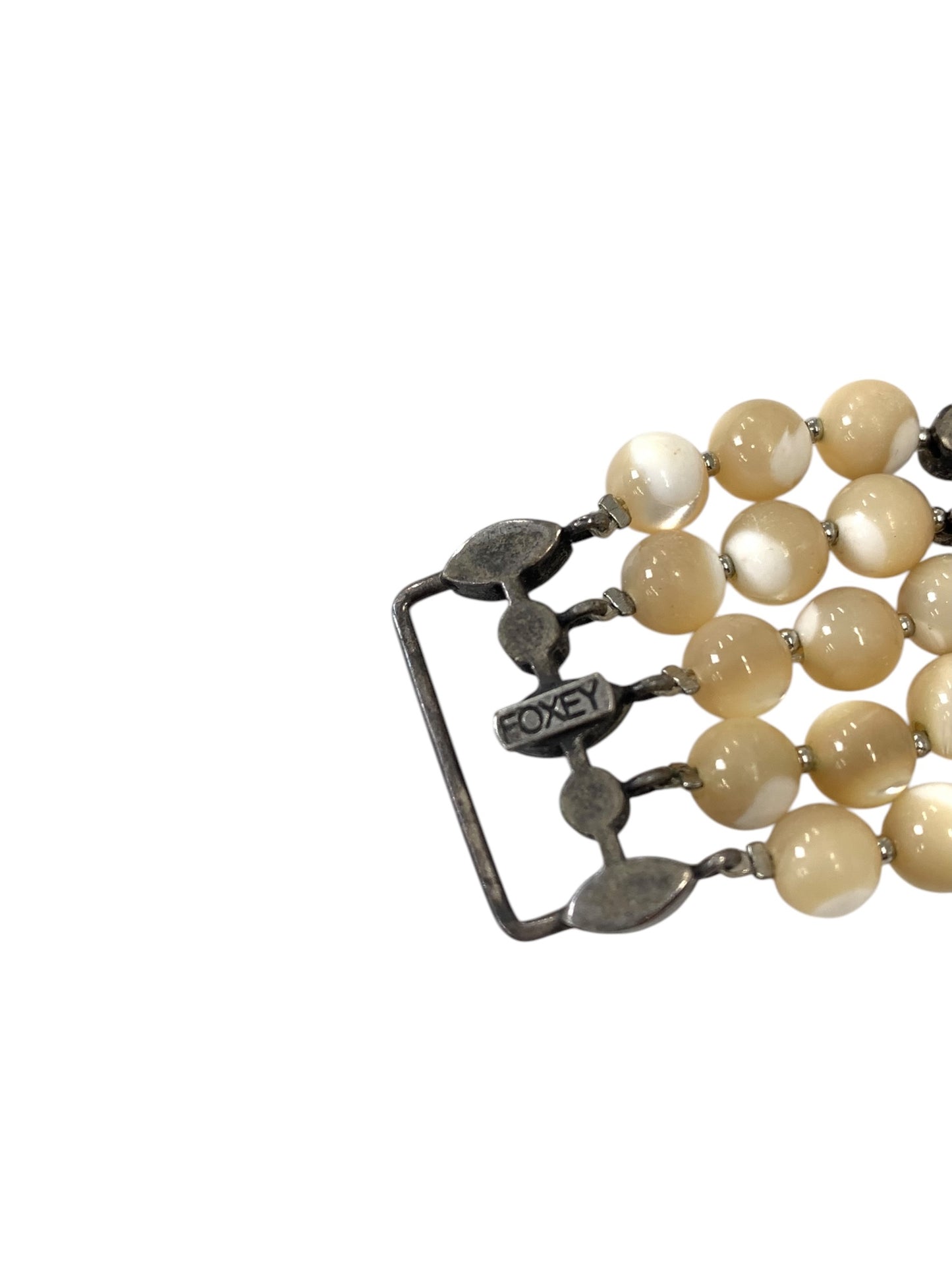 フォクシーブティック ブレスレット ベージュ ビジュー ラインストーン IT98WRUXZH28