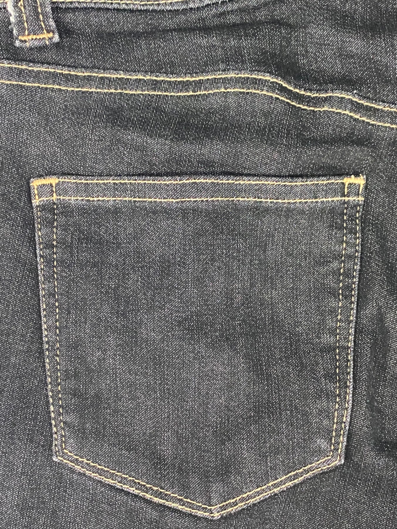 エムズグレイシー バッグポケット刺繍付きスリムデニムパンツ 316606 38 ブラック ITLVJV8585FA