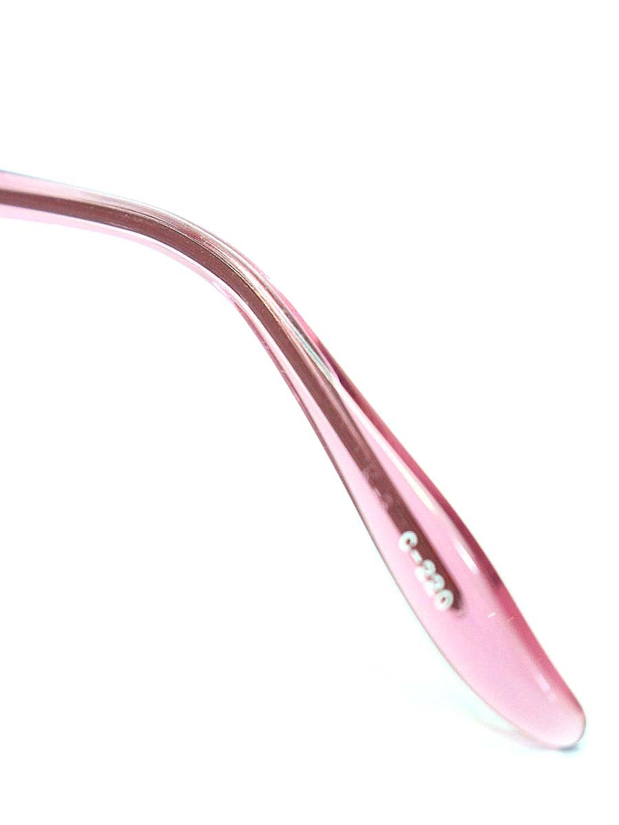 ビビッド ムーン VM-11354 メガネ ダークレッド メタルフレーム スクエア C-220 ITRCU8VGM5FQ