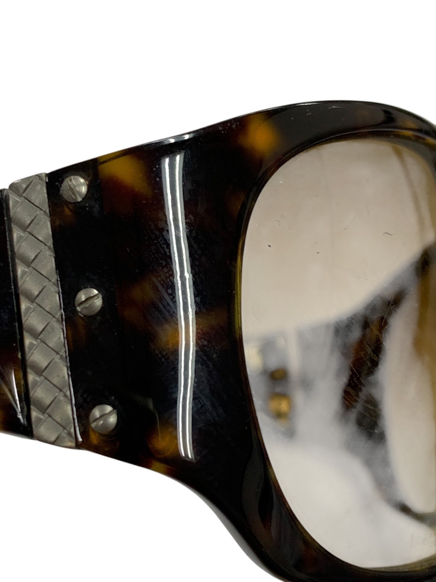 ボッテガヴェネタ イントレチャート BV45/S サングラス ブラウン セルフレーム フルリム ティアドロップ IT5F52NJSWE8