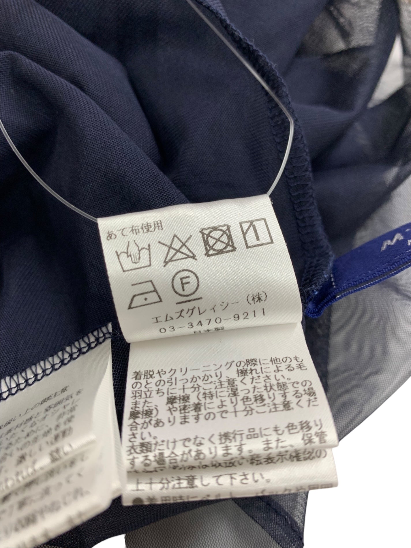 エムズグレイシー 415347 トップス 40 ネイビー IT96UGP6VNCG