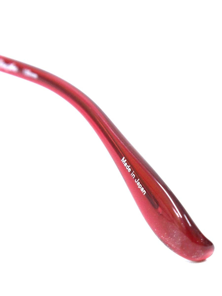 ラインアートシャルマン XL1472 メガネ レッド トリオ コンビフレーム オーバル ITZ1RA0ZAQDC