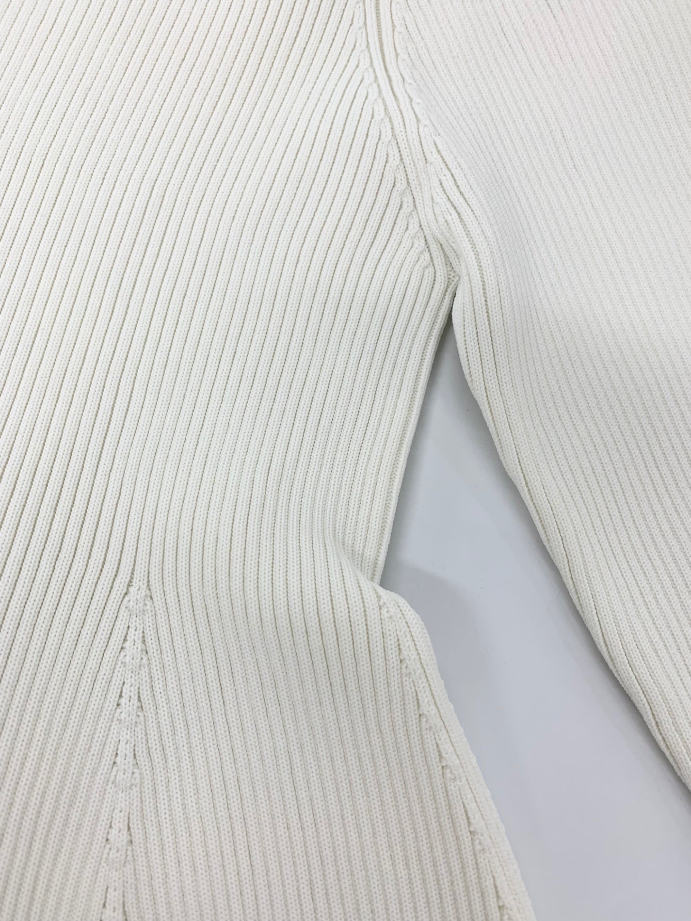 セルフォード CWNT234126 ニットセーター 36 ホワイト ペプラム ITGBUN9FXEZS