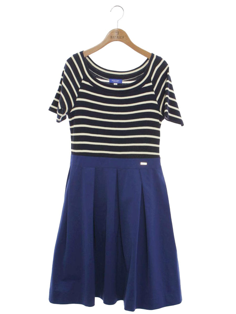 ブルーレーベルクレストブリッジ　ワンピース　38M青 BLUE LABEL CRESTBRIDGE（ブルーレーベルクレストブリッジ） #snc