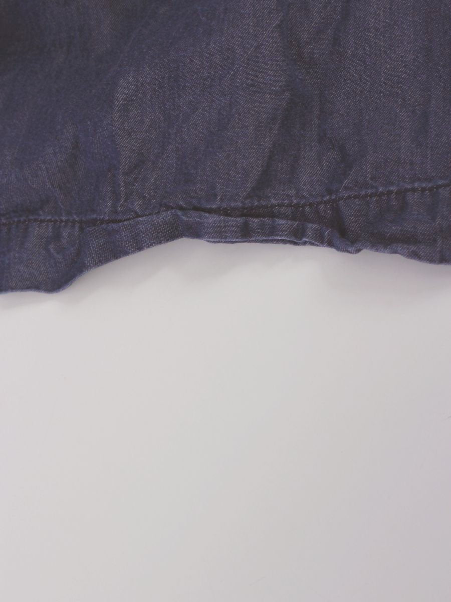 ダイアグラム 0320331349 ワンピース 36 ブルー デニム フリル ITA1X0I8B1C2