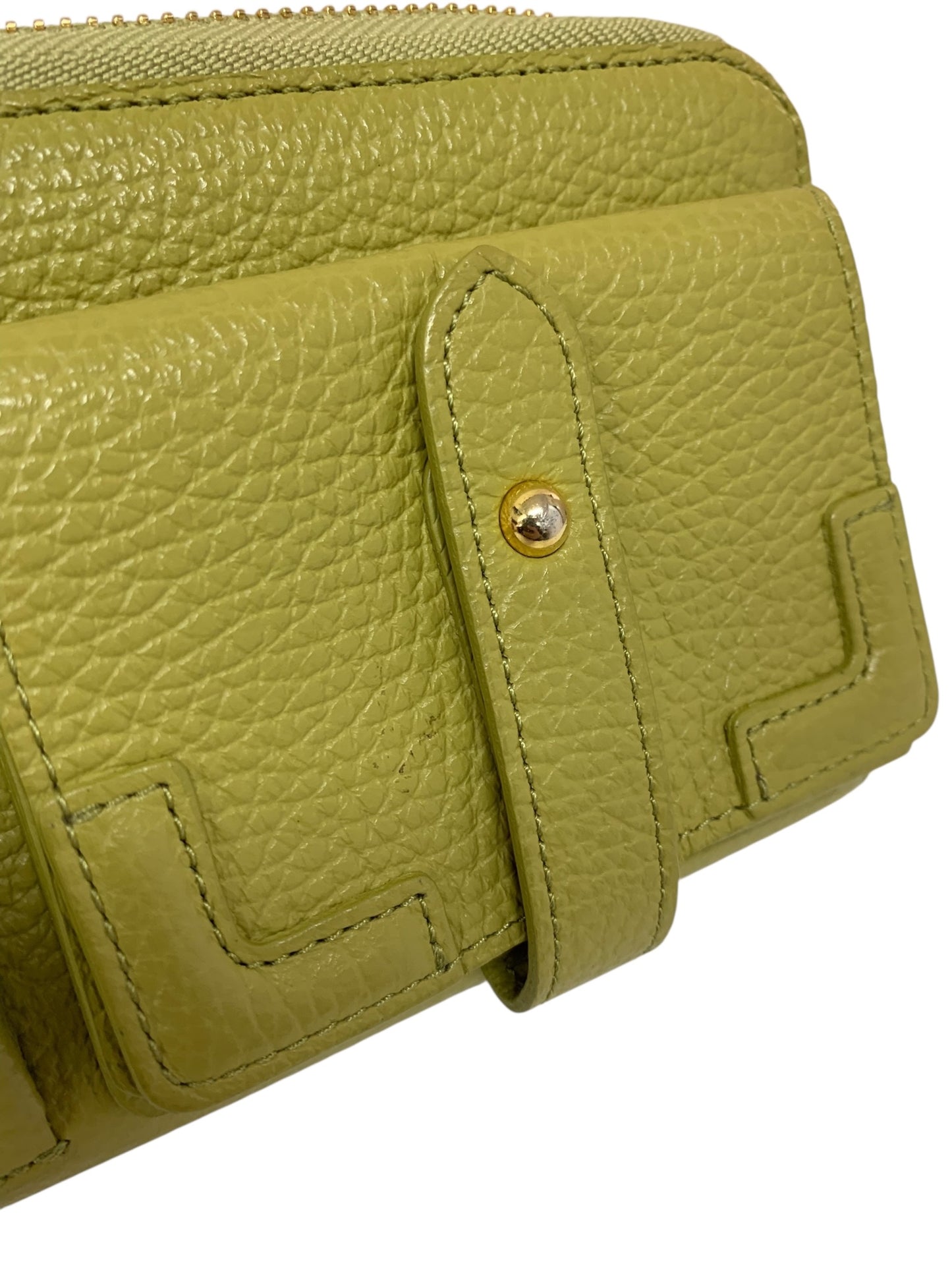 ハースケジュール トランクシリーズ ライトグリーン スマホショルダー レザー IT1ABDR5U44C