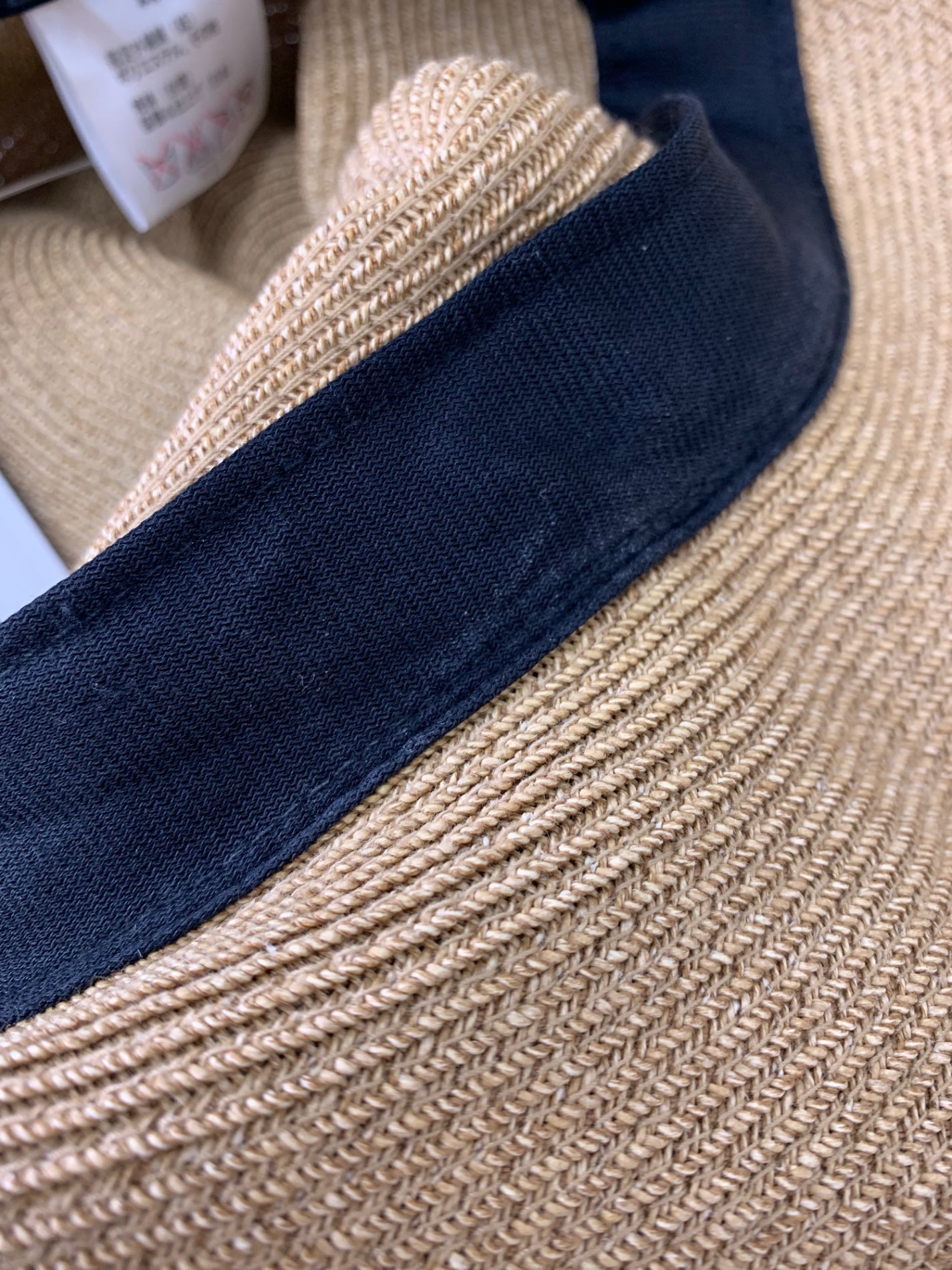 アシーナニューヨーク 麦わら帽子 ベージュ ビッグリボン ITWS89UDRHDW