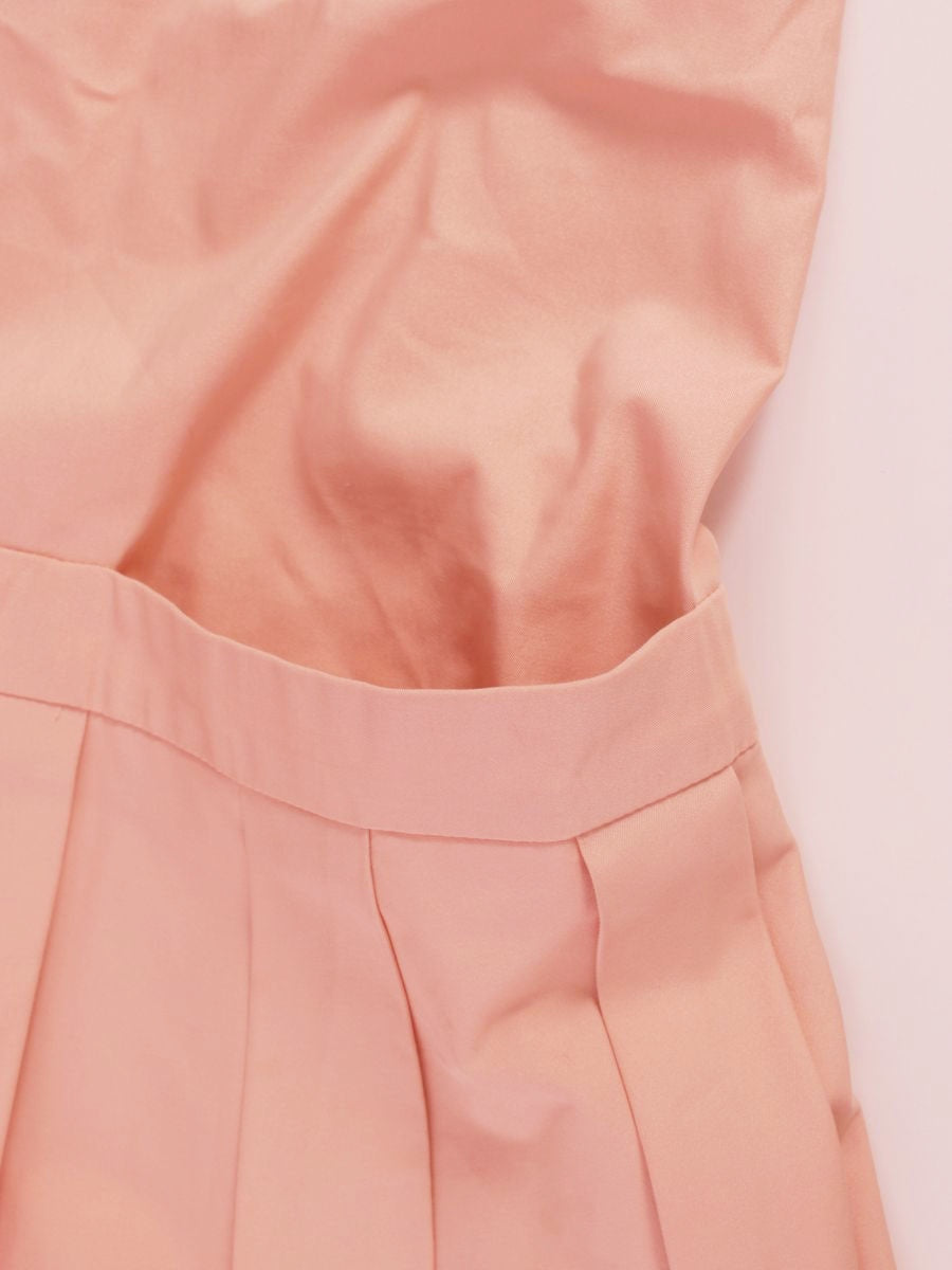 フォクシーニューヨーク 27200 ワンピース 38 ピンク フロントボタン ITQSM8QGCJJS